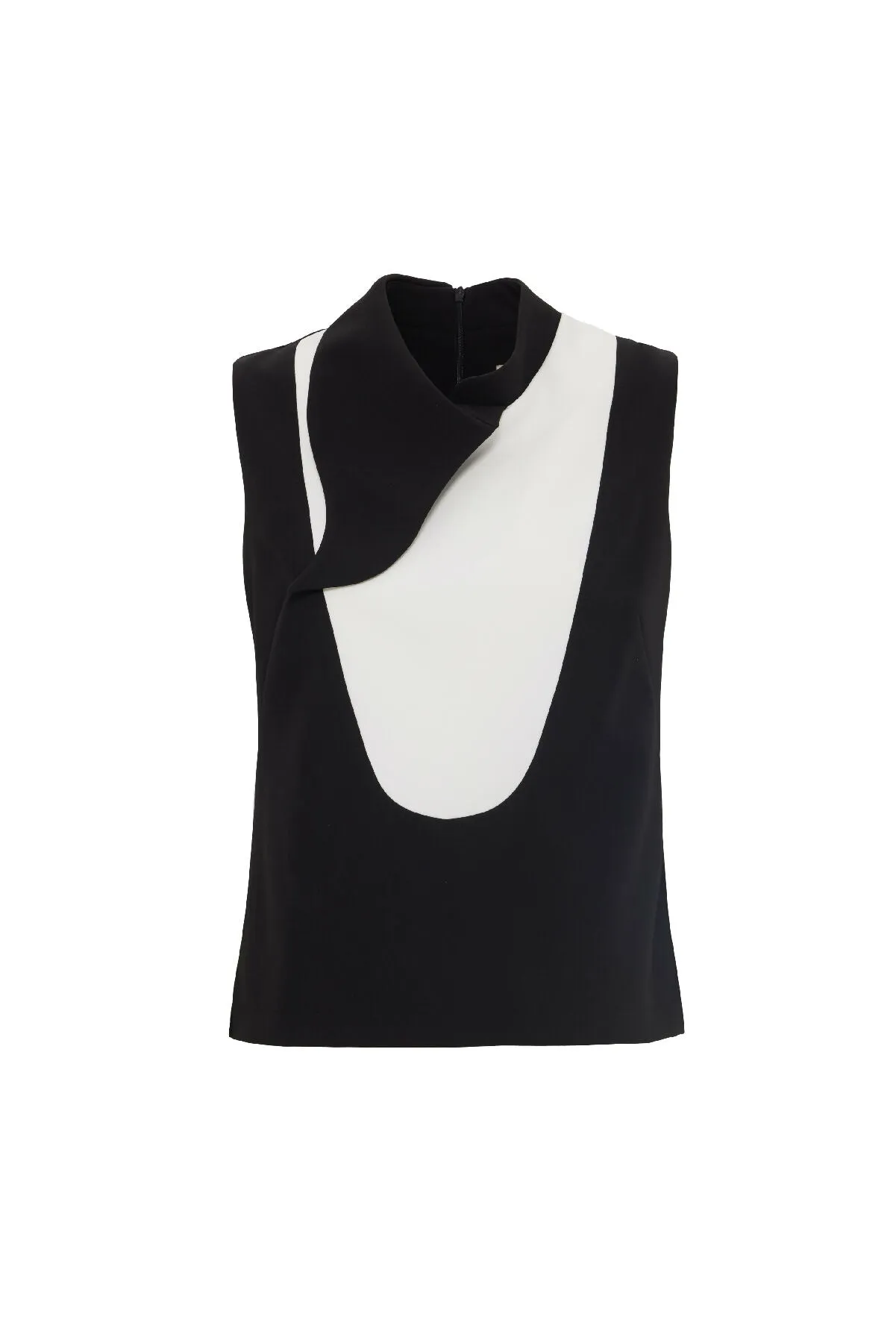 Chic Formal Sleeveless Top With Unique