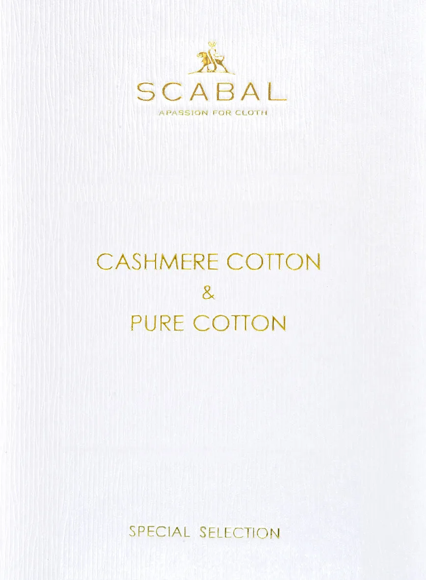 Scabal Latte Beige Cotton Stretch Jacket